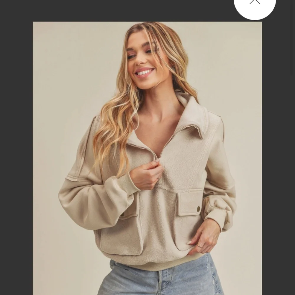 Beige Women's Crop Top - Picture 5 of 10